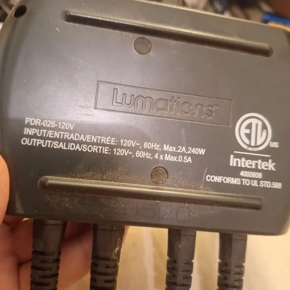 Lumations LED LIGHT WIZARD And Remote. Used No Box. Tested